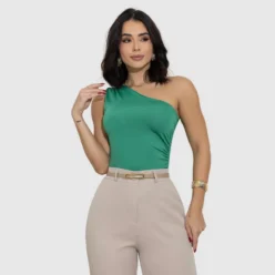 Body Mula Manca Franzido Moda Blogueira Top